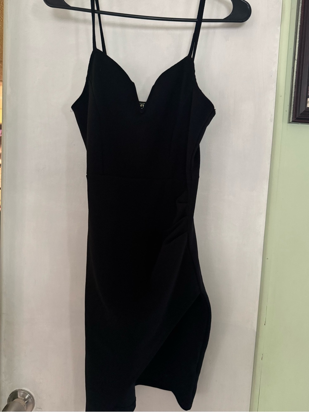 Classic Black Spaghetti Strap Dress